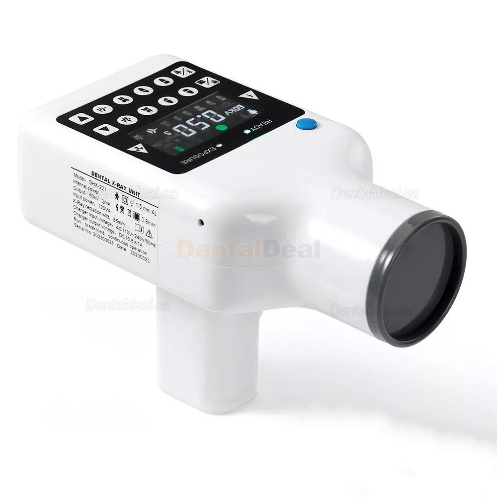 RAY-221 High Frequency Digital Handheld Dental X-ray Machine Portable Xray Imaging Unit
